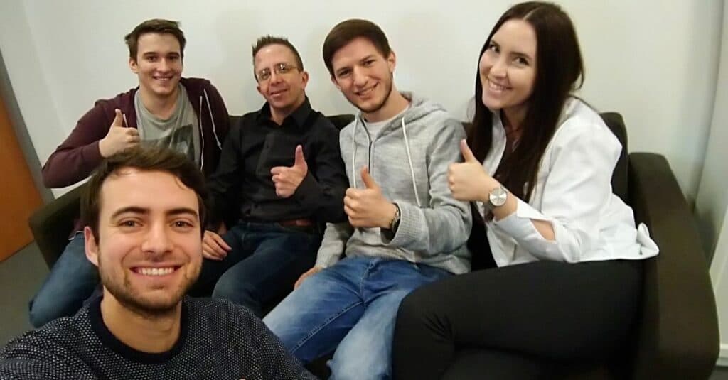 Manuel and the crew